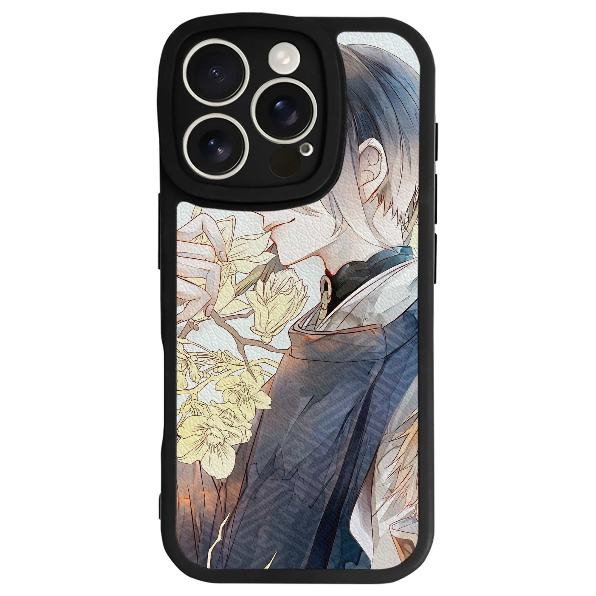 （画像用） 刀剣乱舞 Touken Ranbu 【iPhone 16シリーズ対応】シリコンスマホケース（レザー調） 材質：シリコン